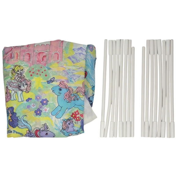 My Little Pony Hide N Sleep Play Tent for the Bed Twin Size - Hasbro 1985 READ** - Picture 11 of 11